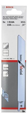 Bosch S 918 AF 100mm 5'li Metal Panter Testere BIçağı 2608651780